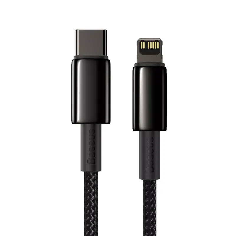 Kaapeli Baseus Tungsten Gold 1 m musta Lightning - USB C