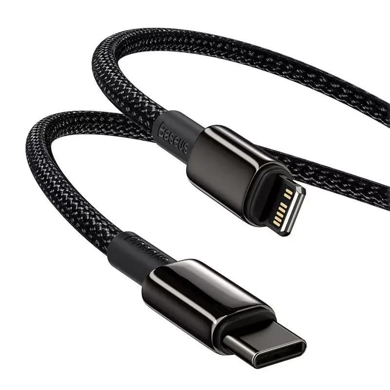 Kaapeli Baseus Tungsten Gold 1 m musta Lightning - USB C