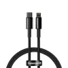 Kaapeli Baseus Tungsten Gold 1 m musta Lightning - USB C