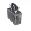 Ohut vapaasti seisova astianpesukone BEKO DVS05024W — 10 astiastoa, 45 cm, 49 dB, energialuokka E