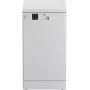 Ohut vapaasti seisova astianpesukone BEKO DVS05024W — 10 astiastoa, 45 cm, 49 dB, energialuokka E