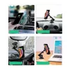 CHOETECH T536-S autoteline puhelimelle, 10W langaton lataus, kojelauta-/tuulilasikiinnitys