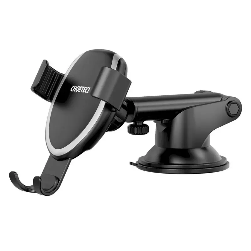 CHOETECH T536-S autoteline puhelimelle, 10W langaton lataus, kojelauta-/tuulilasikiinnitys