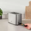 Leivänpaahdin Electrolux 910003704 E5T1-4ST 2 viipaletta 800 W ruostumaton teräs