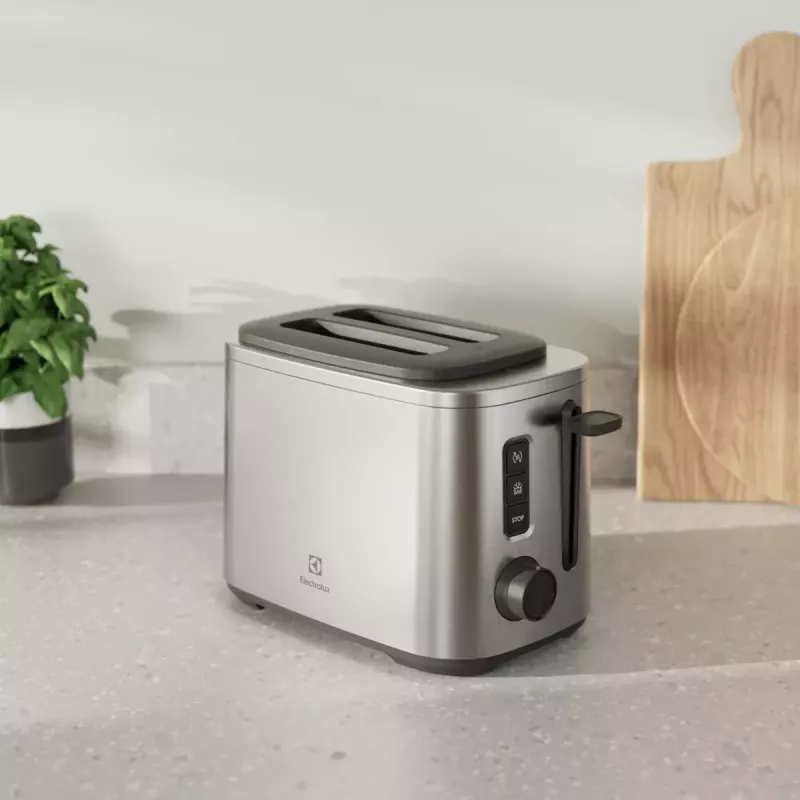 Leivänpaahdin Electrolux 910003704 E5T1-4ST 2 viipaletta 800 W ruostumaton teräs