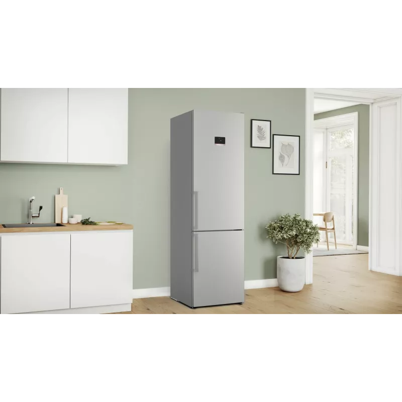 Bosch Serie 6 KGN39AIBT jää-pakastinyhdistelmä vapaasti seisova 363 L ruostumaton teräs