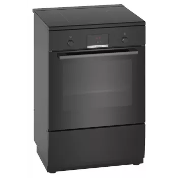 Bosch Serie 4 HLN39A060U liesi vapaasti seisova liesi sähkökeittotaso vyöhykeinduktio keittotaso musta