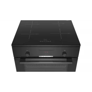 Bosch Serie 4 HLN39A060U liesi vapaasti seisova liesi sähkökeittotaso vyöhykeinduktio keittotaso musta