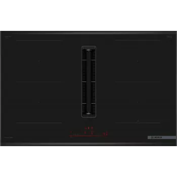 Bosch Serie 6 PVQ895H26E keittotaso musta integroitu 80 cm vyöhykeinduktio keittotaso 4 vyöhykettä integroitu liesituuletin