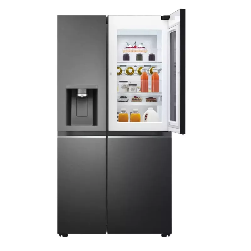 LG InstaView™ ThinQ™ GSXV91MCAE American jääkaappi-pakastin 635 L