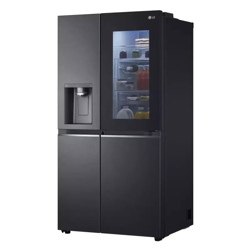 LG InstaView™ ThinQ™ GSXV91MCAE American jääkaappi-pakastin 635 L