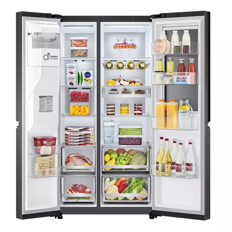 LG InstaView™ ThinQ™ GSXV91MCAE American jääkaappi-pakastin 635 L