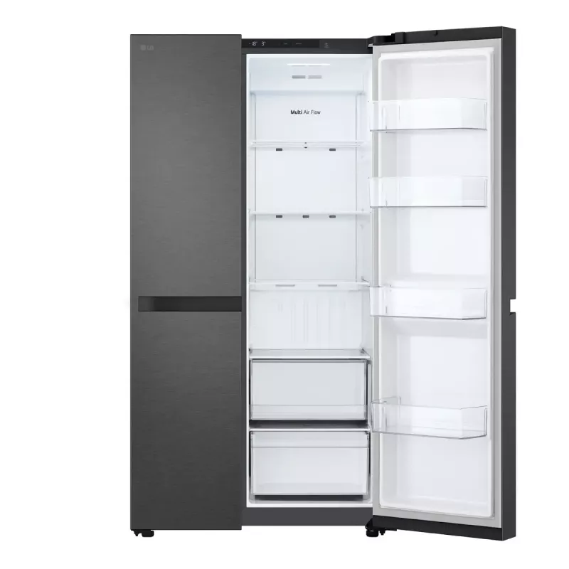 LG GSBC40EPPE side-by-side-jääkaappi vapaasti seisova 664 L E musta