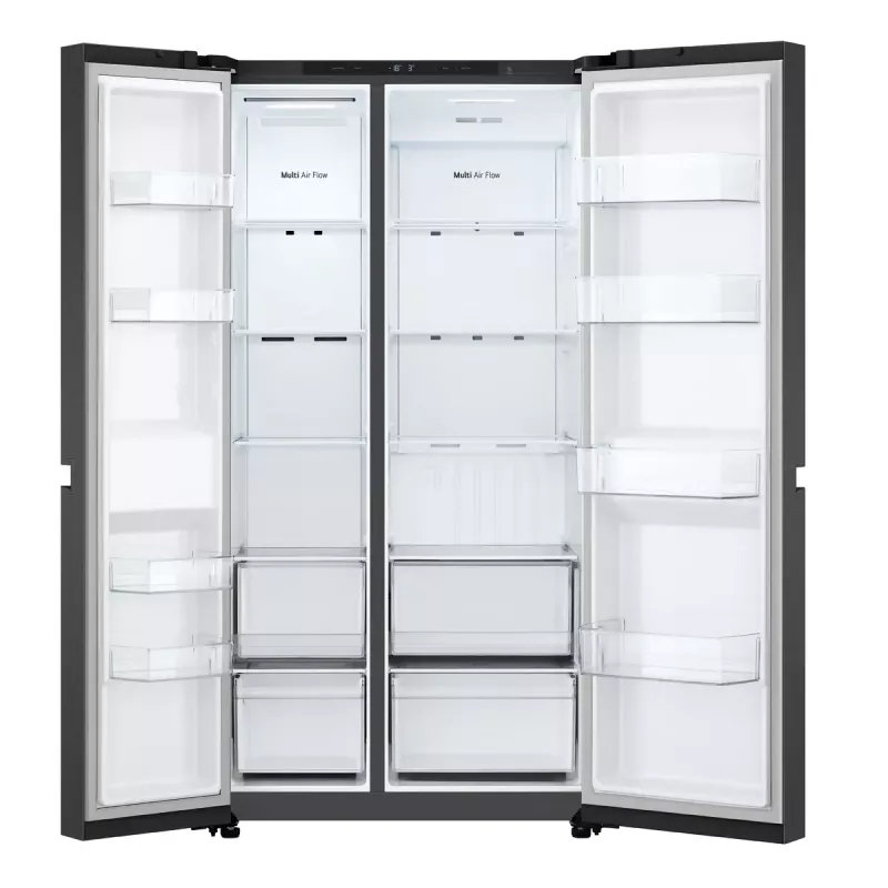 LG GSBC40EPPE side-by-side-jääkaappi vapaasti seisova 664 L E musta
