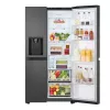 LG GSLC41EPPE side-by-side-jääkaappi vapaasti seisova 641 L musta