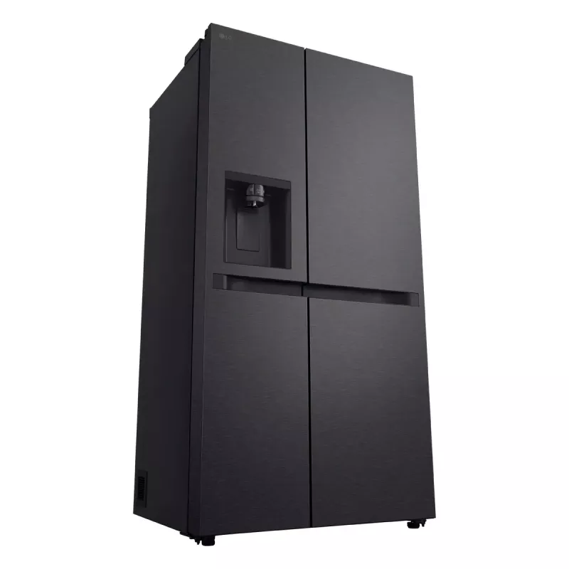 LG GSLC41EPPE side-by-side-jääkaappi vapaasti seisova 641 L musta
