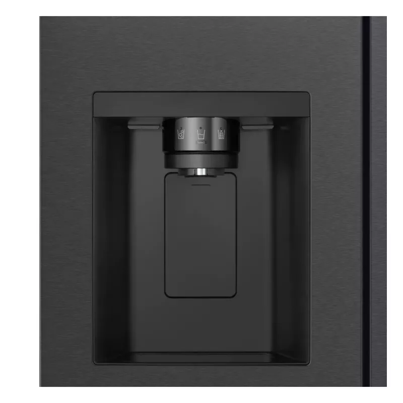 LG GSLC41EPPE side-by-side-jääkaappi vapaasti seisova 641 L musta