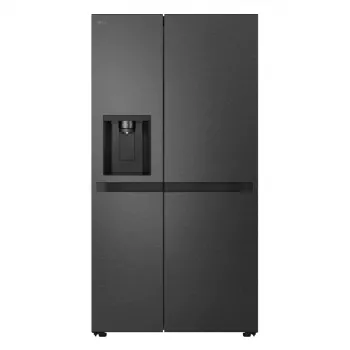 LG GSLC41EPPE side-by-side-jääkaappi vapaasti seisova 641 L musta