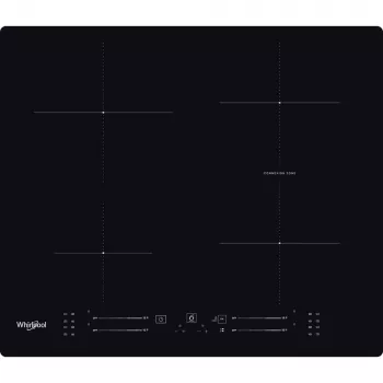 Whirlpool WB S2560 NE musta kalusteisiin asennettava 59 cm vyöhykeinduktioliesi 4 vyöhykettä