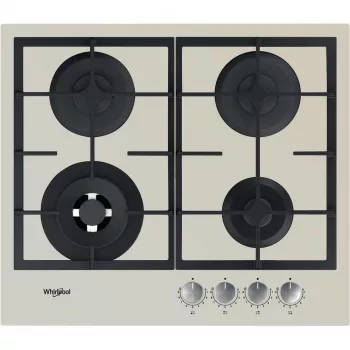 Whirlpool AKTL 629/S hopea kalusteisiin asennettava kaasuliesi 4 vyöhykettä