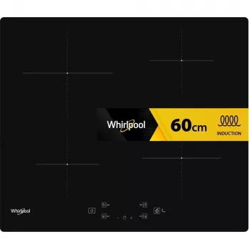 Whirlpool WS Q2160 NE musta kalusteisiin asennettava 59 cm vyöhykeinduktioliesi 4 vyöhykettä