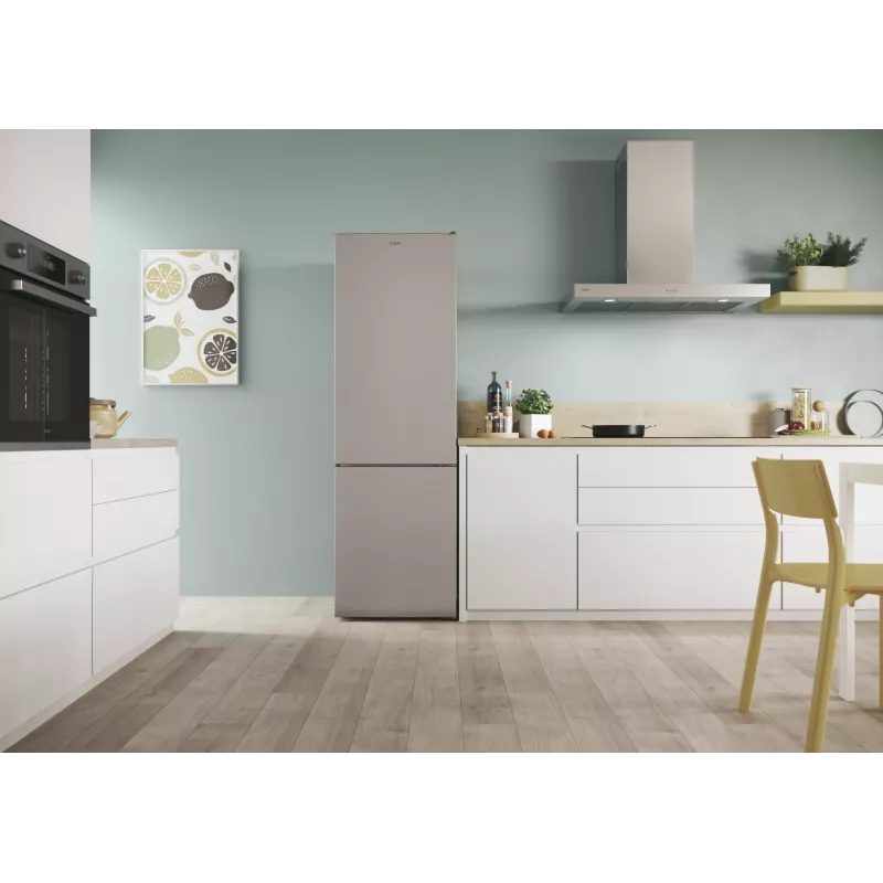 Candy City Combi CCT3L517ES vapaasti seisova 260 L hopea