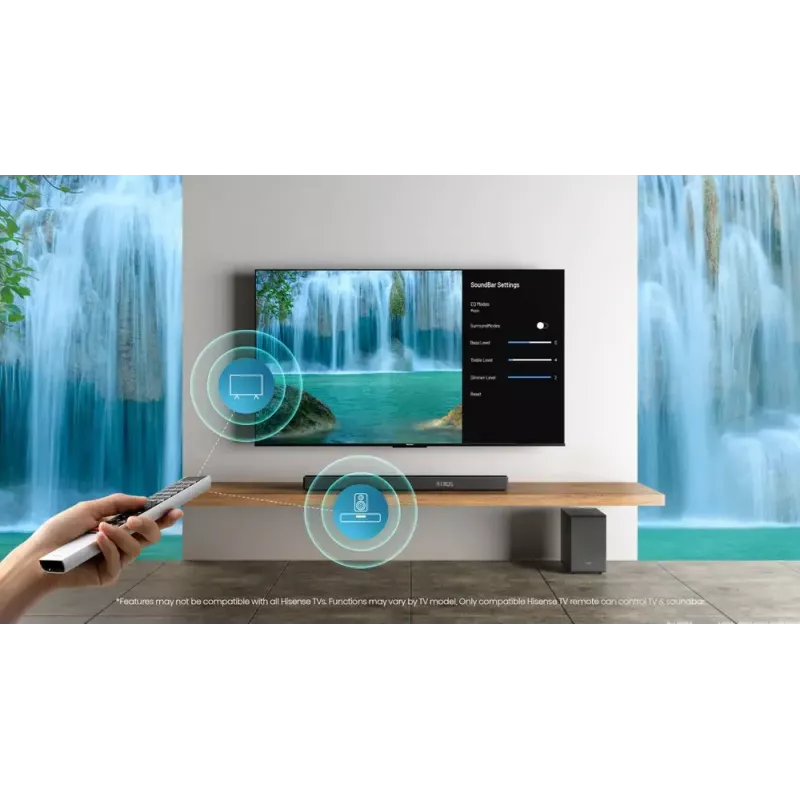 Hisense AX3120G -soundbar 3.1.2-kanavaa 360W RMS