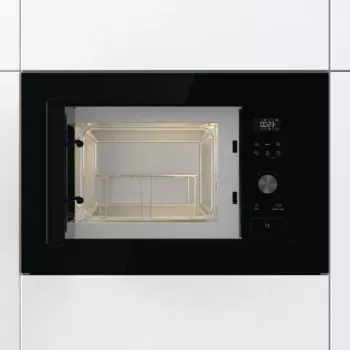 Gorenje XY820Z BM201AG1BG G600, kalusteisiin asennettava grillimikroaaltouuni, 20 l, 800 W, sisäänrakennettu näyttö, LED