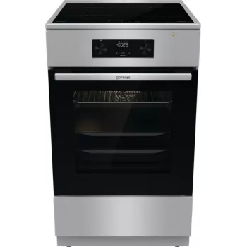 Gorenje 740742 liesi vapaasti seisova liesi sähköliesi vyöhykeinduktio musta, ruostumaton teräs