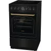 Gorenje GECS5B70CLB vapaasti seisova liesi sähkökeramiikkakeittotasolla musta