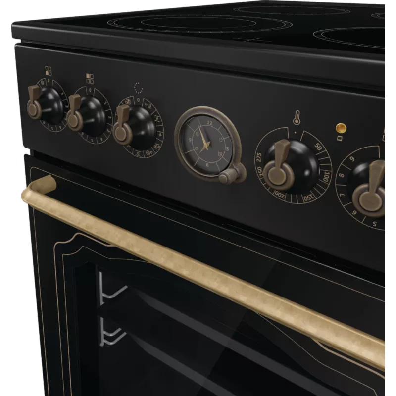 Gorenje GECS5B70CLB vapaasti seisova liesi sähkökeramiikkakeittotasolla musta