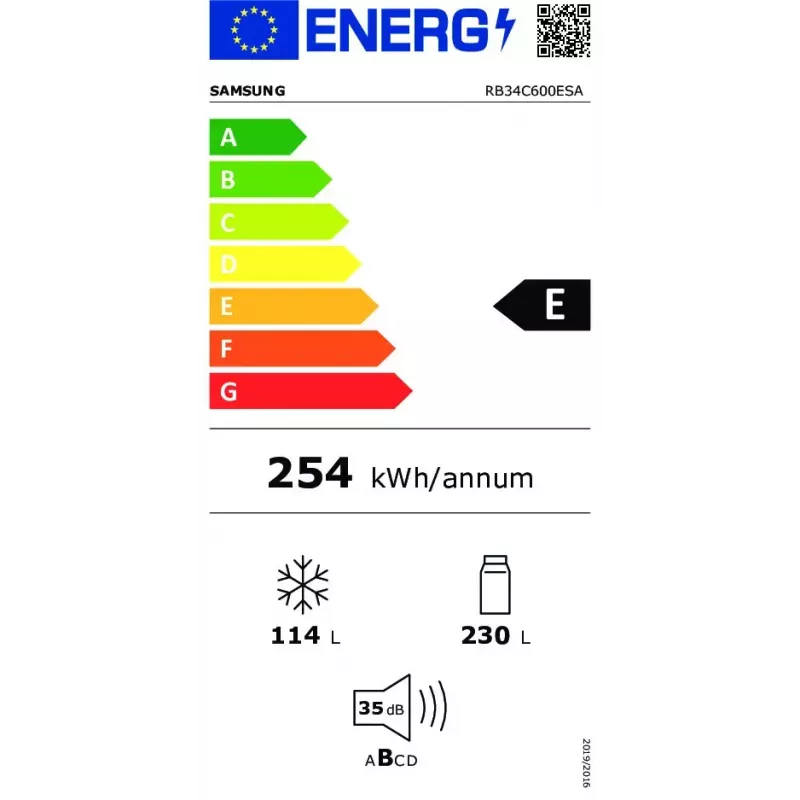 Samsung RB34C600ESA vapaasti seisova ruostumaton teräs