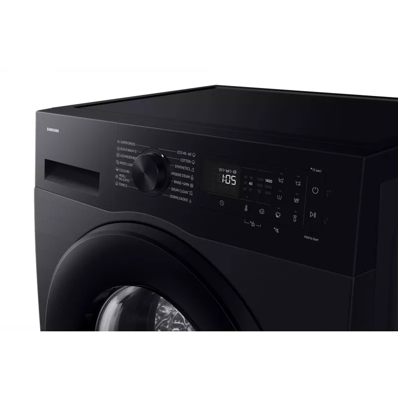 Samsung WW90DG5G34ABLE pesukone etutäyttö 9 kg 1400 kierr./min musta