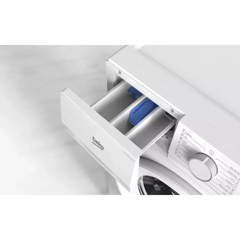 Beko B1WFK2604WEE pesukone etutäyttö 6 kg 1000 kierr./min valkoinen