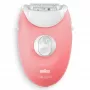 Braun Silk-épil 3 3-176 epilaattori 3 lisäosalla, rosee, valkoinen, 20 pinsettiä, parranajo, AC, 100 - 240 V, 50 - 60 Hz