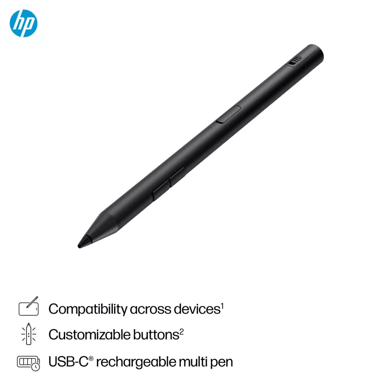 HP 700 ladattava monikynä yleinen laiteyhteensopivuus musta