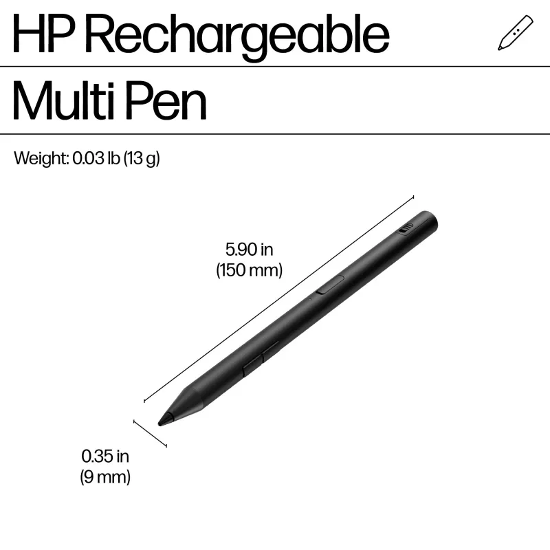HP 700 ladattava monikynä yleinen laiteyhteensopivuus musta
