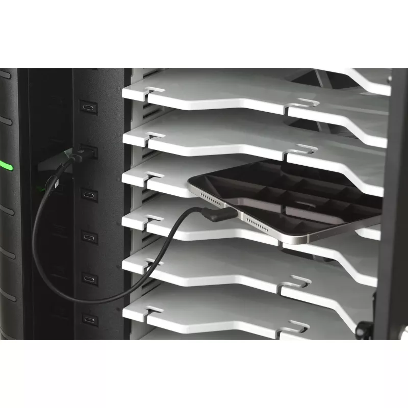Kensington USB-C-latauskaapeli (10 kpl:n pakkaus), 0,315 m, USB C, USB C, musta