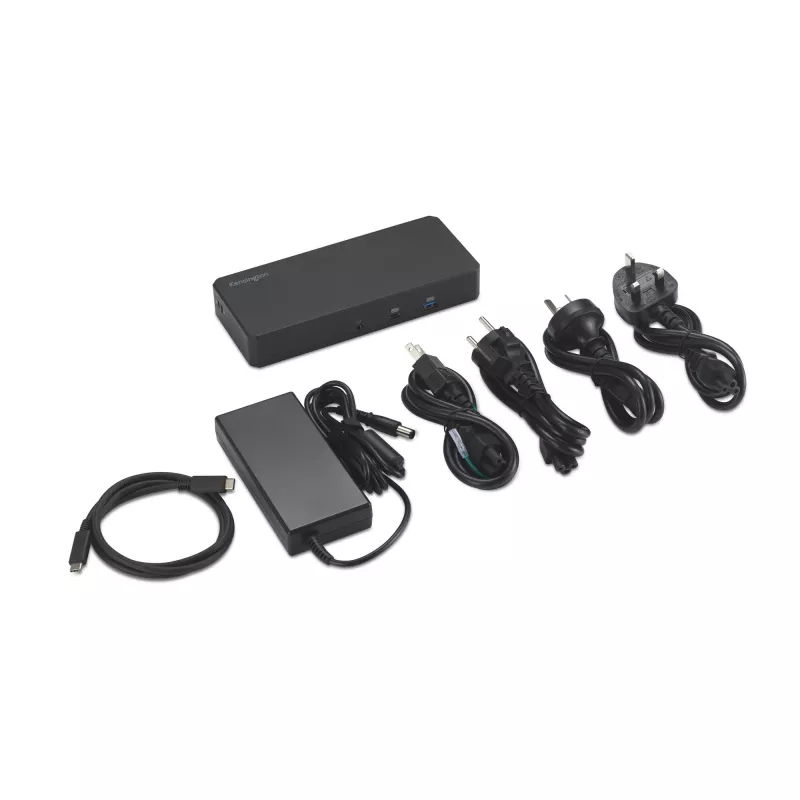 Kensington SD4843P EQ USB-C 10Gbps Triple Video Driverless -telakka