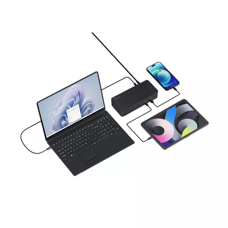 Kensington SD4843P EQ USB-C 10Gbps Triple Video Driverless -telakka