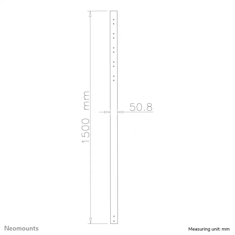 Neomounts FPMA-CP150 jatkovarsi TV-kattotelineeseen - k 150 cm
