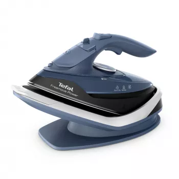 Tefal Freemove Power FV6675E0 silitysrauta kuiva- ja höyrysilitysrauta keraaminen pohja 2600 W musta, sininen
