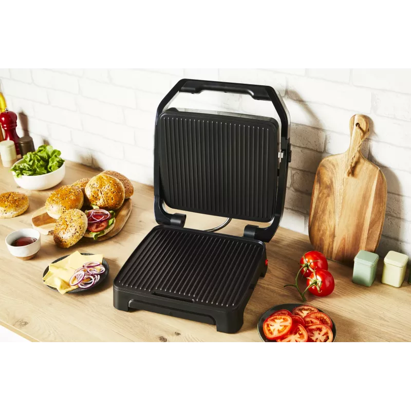 Kontaktigrilli Tefal Inicio Adjust GC272D10 tarttumattomilla levyillä ja säädettävällä lämpötilalla
