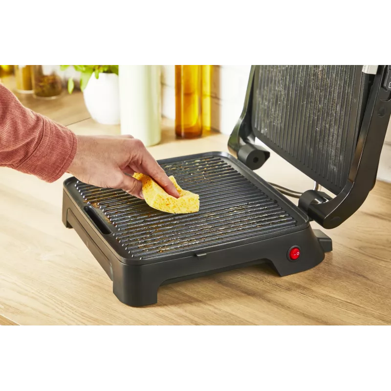 Kontaktigrilli Tefal Inicio Adjust GC272D10 tarttumattomilla levyillä ja säädettävällä lämpötilalla