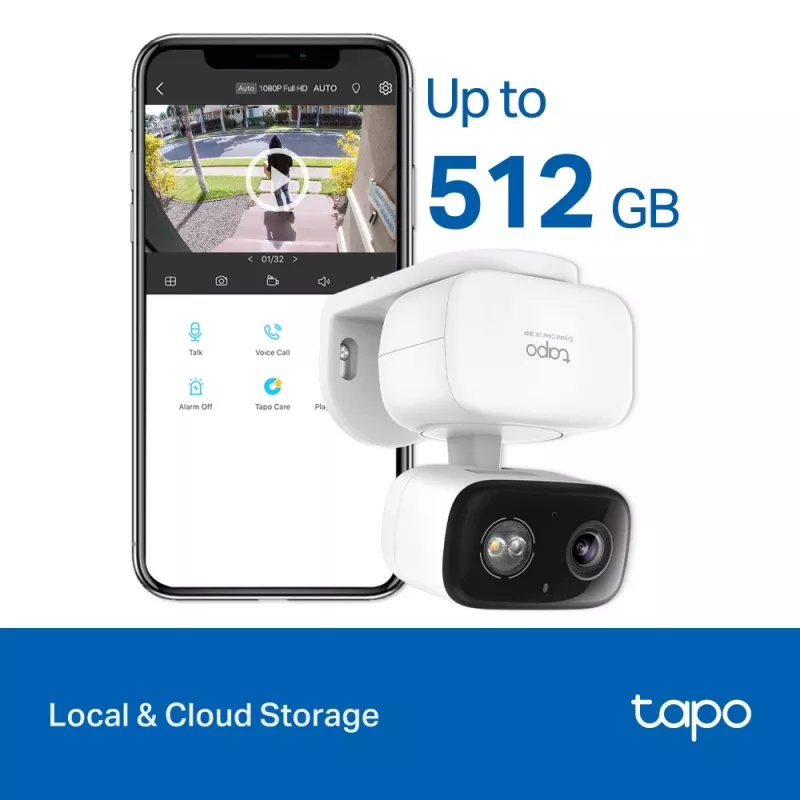 TP-Link Tapo C216 Box IP-valvontakamera sisätiloihin 2304 x 1296 pikseliä katto/seini/pöytä