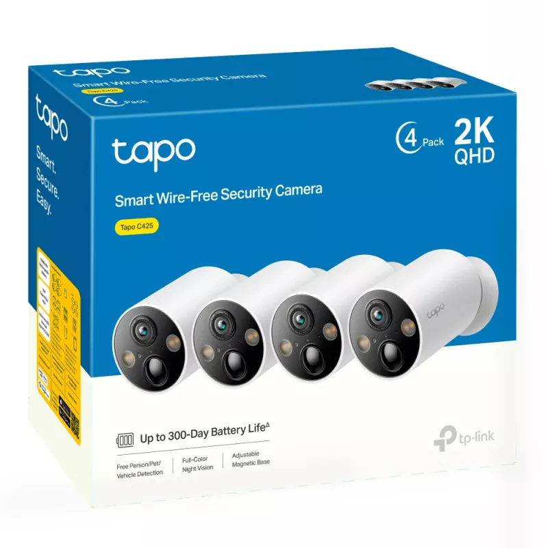 IP-valvontakamera TP-Link Tapo C425 2560 x 1440 ulkokäyttöön