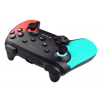 Trust GXT 1246B Muta musta, sininen, punainen Bluetooth-peliohjain Nintendo Switch, Nintendo Switch Lite