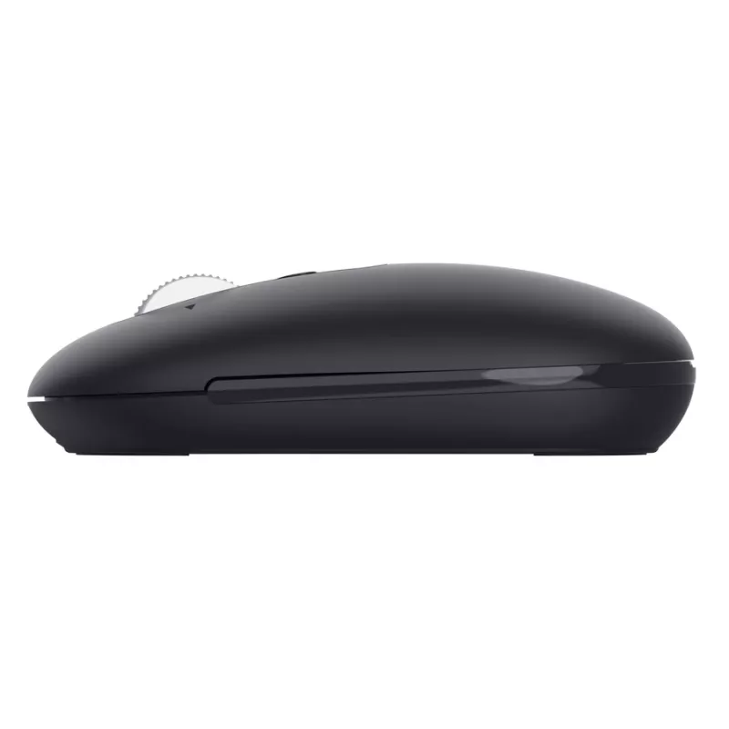 Hiiri TRUST Seron ohut Multi — molempikätinen toimistohiiri, optinen 3200 DPI, RF Wireless + Bluetooth, 7 painiketta, musta