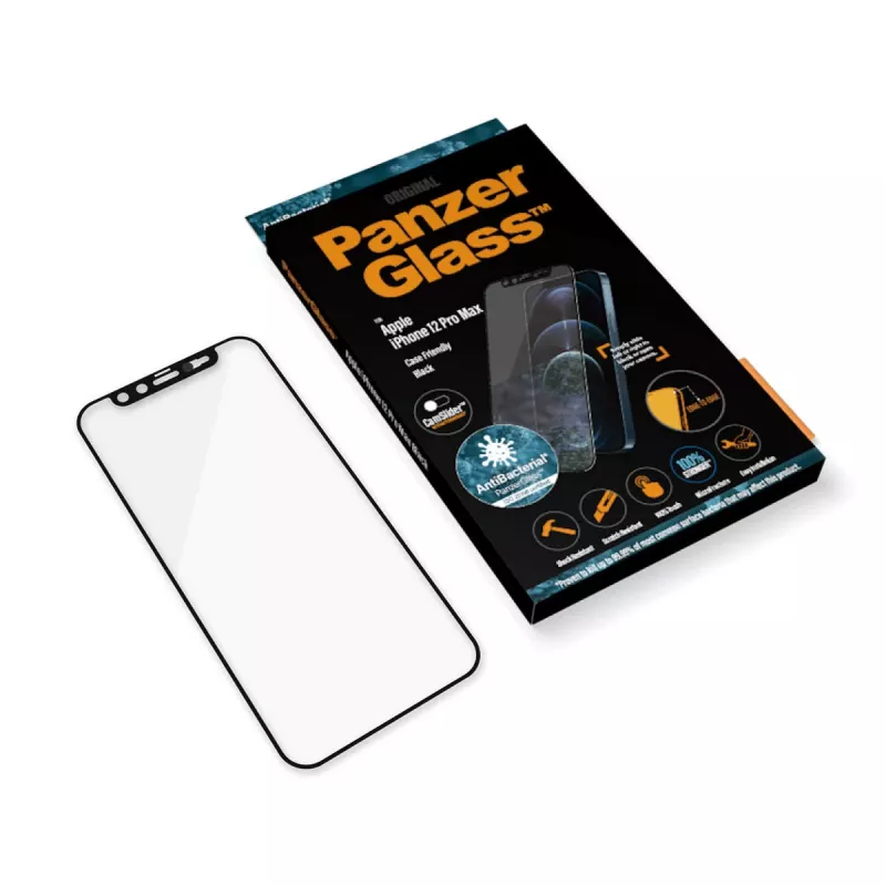 PanzerGlass ® CamSlider® näytönsuojakalvo iPhone 12 Pro Max | reunaton