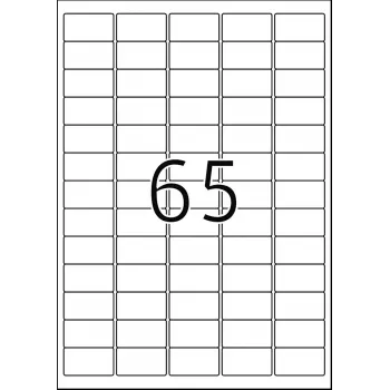 Osoitetarrat Premium HERMA A4 38,1x21,2 mm 6500 kpl